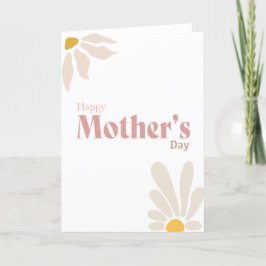 Cartão de Dia das Mães Modernas