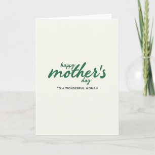 Cartão de Dia das Mães para Mulher