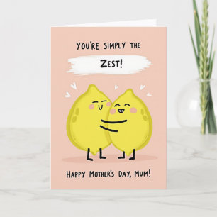 Cartão de Dia das Mães Zesty para a Mamãe