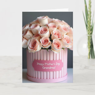 Cartão de Dia das Rosas Cor-de-Rosa Doce