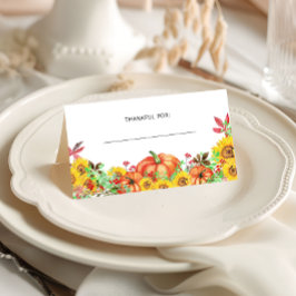 Cartão de Dia de Ação de Graças