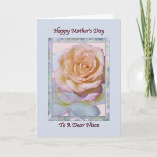 Cartão de Dia de as mães da Niece