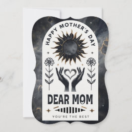 Cartão de Dia de as mães de Fantasia Moderna