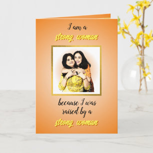 Cartão de dia de as mães de filha adulta para mãe