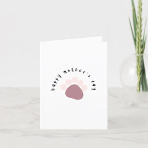 Cartão de Dia de as mães de Pet Mãe Bonito