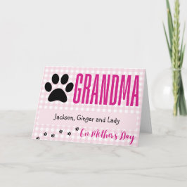 Cartão de dia de as mães dos animais de estimação 