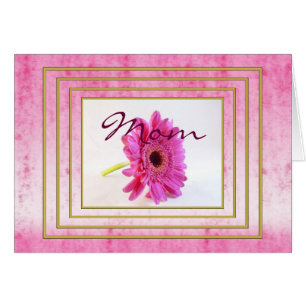 Cartão de Dia de as mães Gerbera