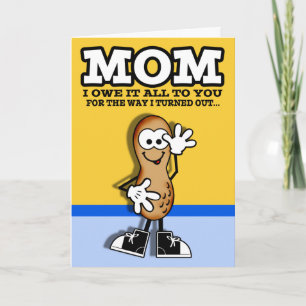 Cartão de Dia de as mães Lil Peanut
