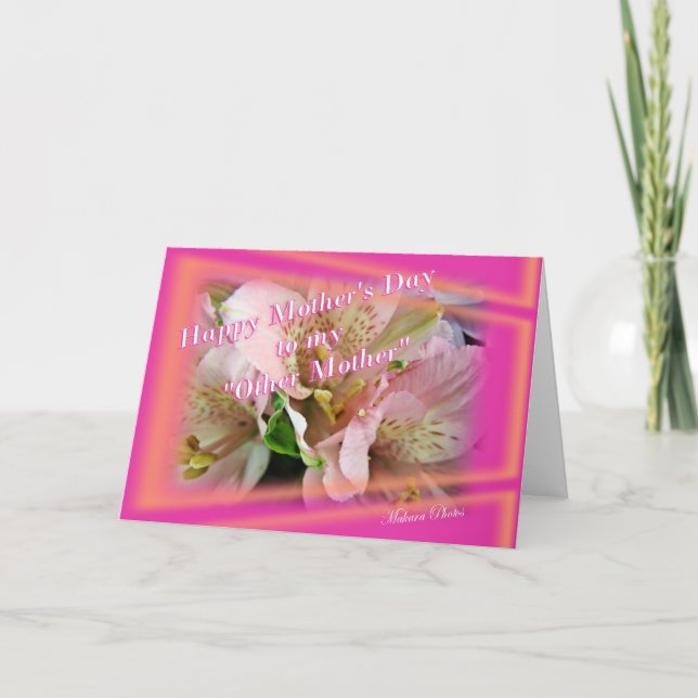 Cartão de Dia de as mães "Outra Mãe" (Frente)