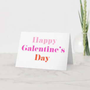 Cartão de Dia de Galentine