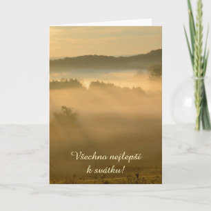 Cartão de Dia de Nome em Tcheco
