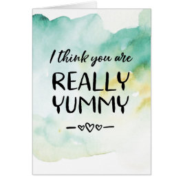 Cartão de dia de os namorados, acho que você é mui