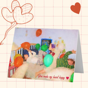 Cartão de Dia de os namorados de Celebração Joyful