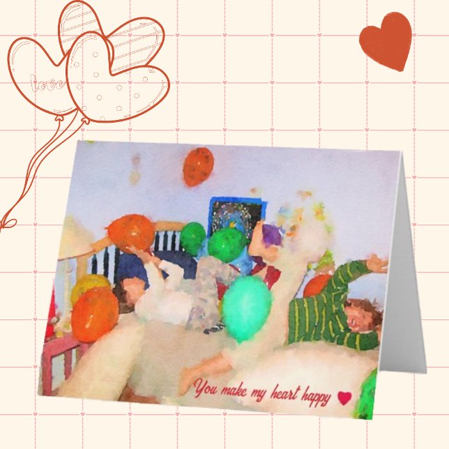 Cartão de Dia de os namorados de Celebração Joyful (Criador carregado)