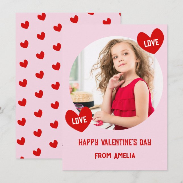 Cartão de Dia de os namorados de Fotografia da Sal (Frente/Verso)