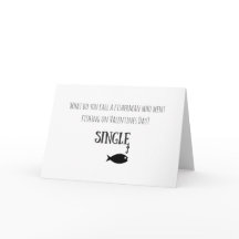 Cartão de Dia de os namorados de Pesca