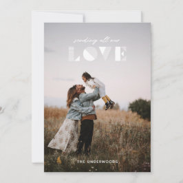 Cartão de Dia de os namorados de Sobreposição Geo 