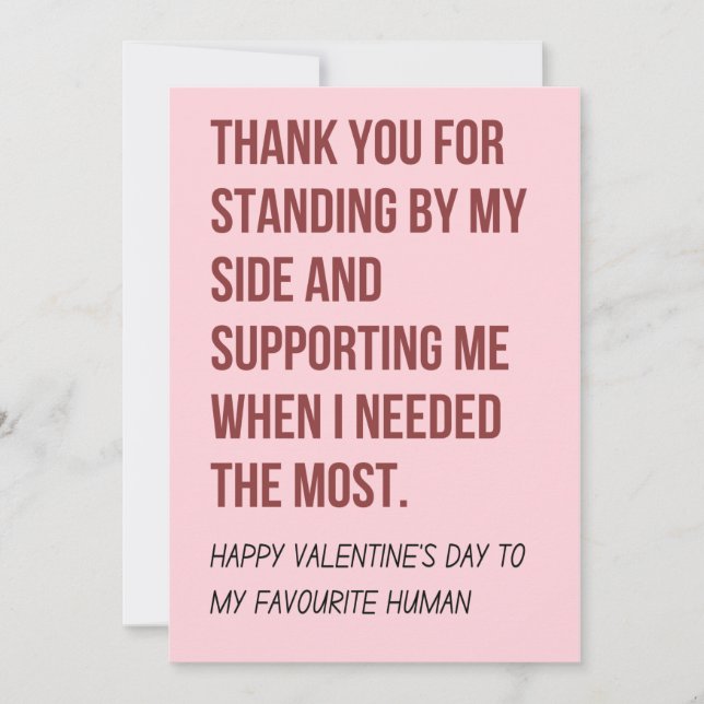 Cartão de dia de os namorados para ele e para ela (Frente)