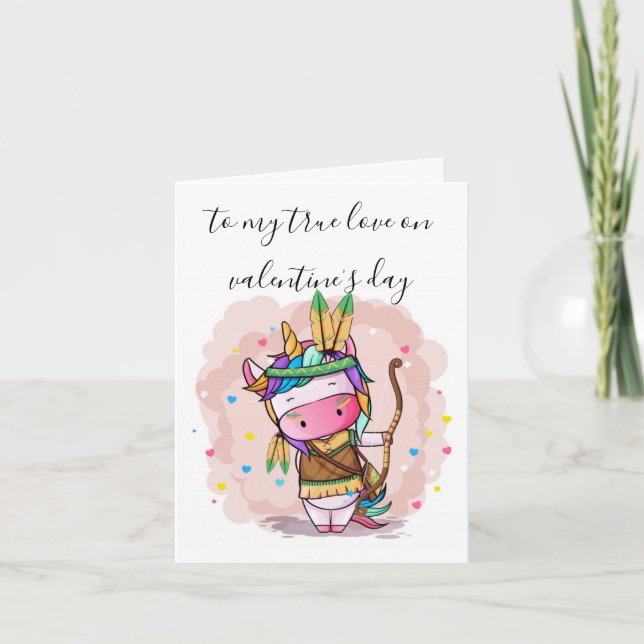 Cartão De Dia de os namorados - Para O Meu Verdade (Frente)