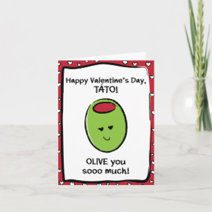 Cartão de dia de os namorados para Táto