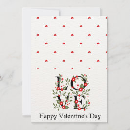 Cartão de Dia de os namorados romântico para o seu