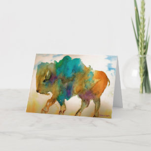 Cartão de Dia de os pais Buffalo