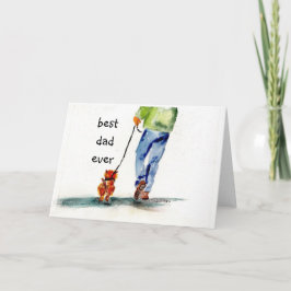 cartão de dia de os pais de água doce com vovô de 