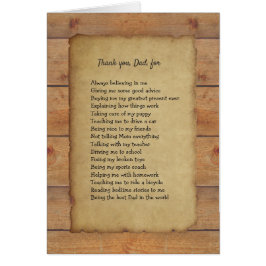 Cartão de Dia de os pais de Estilo Ocidental (Pers