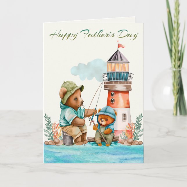 Cartão de dia de os pais do Son (Frente)