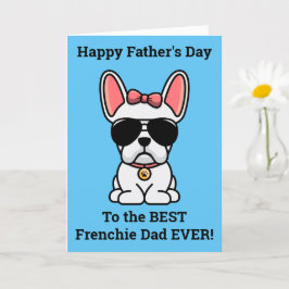 Cartão de Dia de os pais francês para mulheres bra