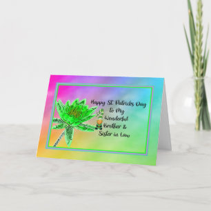 Cartão de Dia de Patrick para Irmão e Irmã em Dire