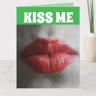 CARTÃO DE DIA DE SÃO PATRÍCIO BEIJE-ME EU SOU IRLA