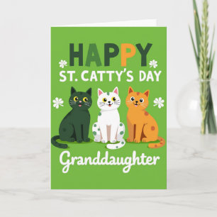 Cartão de Dia de St Cattys para Netas