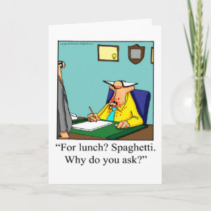 Cartão de Dia do Chefe Nacional Engraçado "Especti