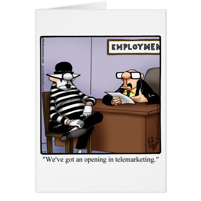 Cartão de Dia do Chefe Nacional Engraçado "Especti (Frente)