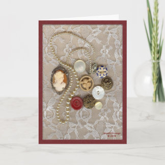 Cartão de Dia dos Avós (Grande Impressão) de Vinta