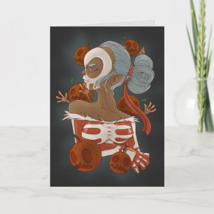 cartão de dia dos mortos