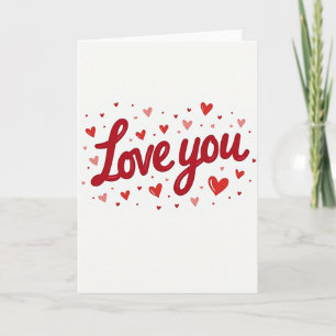 Cartão de Dia dos Namorados Amor Você