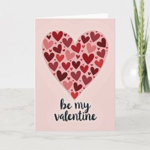Cartão de Dia dos Namorados Be My Valentine