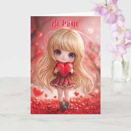 Cartão de Dia dos Namorados Chibi 99,9% Perfeito