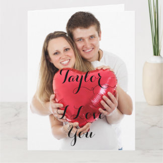 Cartão de Dia dos Namorados com Foto Personalizada