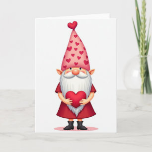 Cartão de Dia dos Namorados do Gnome Fofo