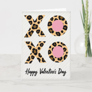 Cartão de Dia dos Namorados Leopard Love