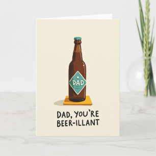 Cartão de Dia dos Pais Beerilante
