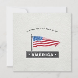 Cartão de Dia dos Veteranos
