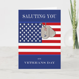 Cartão de Dia dos Veteranos - Salubridade Para Voc
