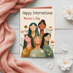 Cartão de Dia Internacional da Mulher Irmandade