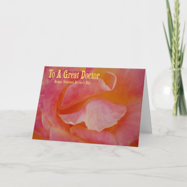 Cartão de Dia Nacional do Médico (Frente)