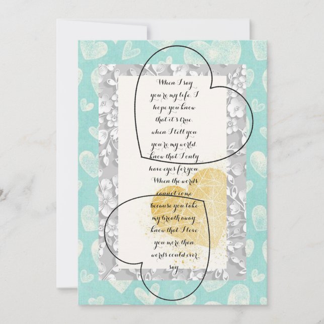 Cartão de dias dos namorados (Frente)