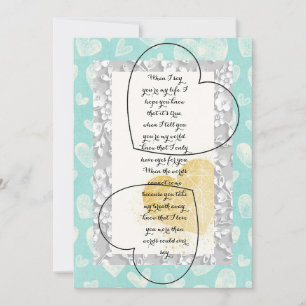 Cartão de dias dos namorados